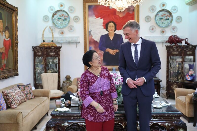 Megawati Berbincang Hangat dengan Dubes Jerman, Bahas KAA dan Eskalasi Geopolitik