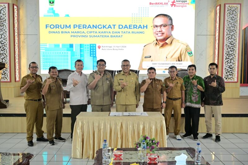 Sekdaprov Sumbar Tekankan Sinkronisasi Lintas Daerah untuk Perencanaan Infrastruktur 2027