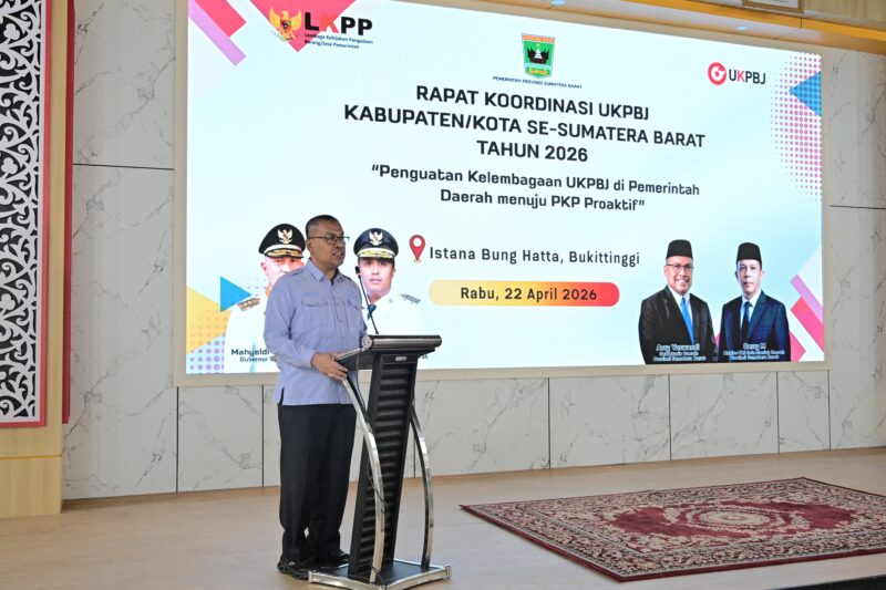 Sekdaprov Sumbar Dorong Transformasi UKPBJ untuk Perkuat Kualitas Belanja Daerah