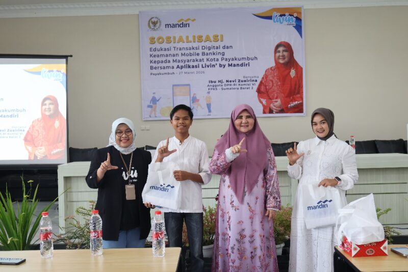 Nevi Zuairina dan Bank Mandiri Edukasi UMKM Payakumbuh: Transaksi Digital Kunci Akselerasi Ekonomi