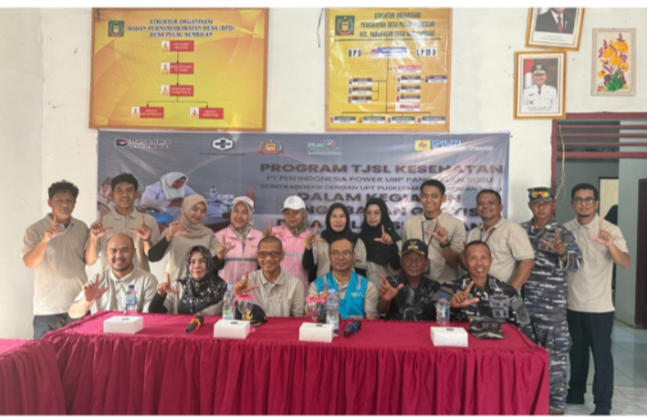 PT PLN Indonesia Power Gelar Program TJSL : Pengobatan Gratis di Desa Pulau 9
