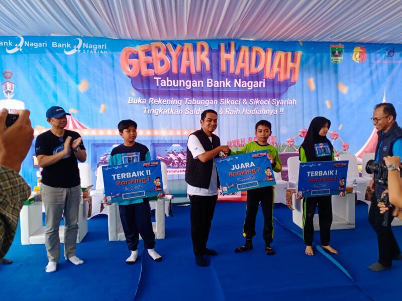 Kembali Torehkan Prestasi, SDIT IQRA' Kota Solok Terima Penghargaan Juara 1 Dalam Acara "Ranking 1" Bank Nagari