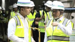Gubernur Pramono dampingi Wapres Gibran Tinjau Pembangunana MRT
