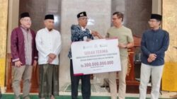 PT Sembilan Berlian serahkan Rp300 Miliar ke BUMM untuk Pengembangan Ekonomi Ummat Berasis Masjid