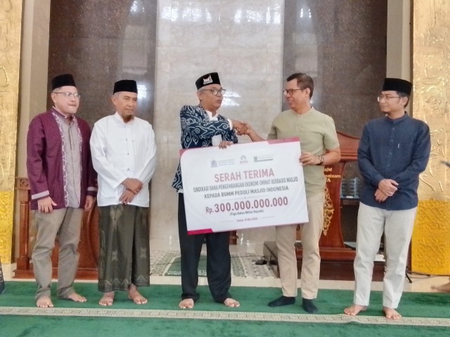 PT Sembilan Berlian serahkan Rp300 Miliar ke BUMM untuk Pengembangan Ekonomi Ummat Berasis Masjid