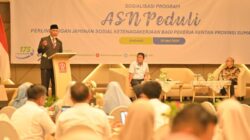 Gubernur Mahyeldi Ansharullah Launching Program ASN Peduli Perlindungan Jaminan Sosial