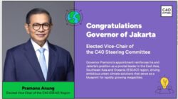 Gubernur Pramono Didapuk Jadi Wakil Ketua Steering Committee C40 Cities