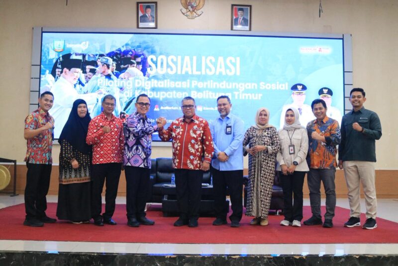 Belitung Timur Mantapkan Langkah Digitalisasi Perlinsos Lewat Audiensi, Sosialisasi, dan TOT