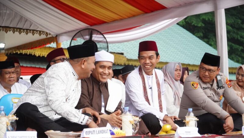 Bupati Langkat, Syah Afandin : Hadiri Tabligh Akbar UAS, Momentum Religius Satukan Masyarakat Langkat